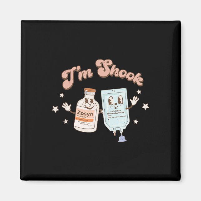 Fun Christmas Tee Crna Pacu ER ED ICU Cricital Car Magnet (Front)