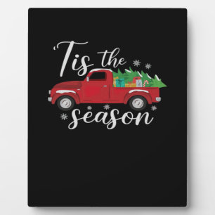 Fun Christmas Tis The Season Holiday Plaque