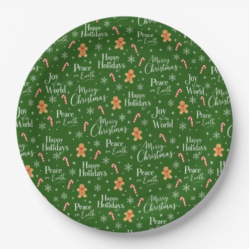 Fun Christmas Titles with Festive Graphics Paper Plates