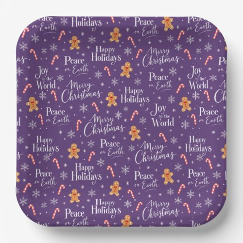 Fun Christmas Titles with Festive Graphics Paper Plates