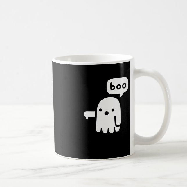 Fun Chunky Ghost Of Disapproval Boo Halloween   Coffee Mug (Right)