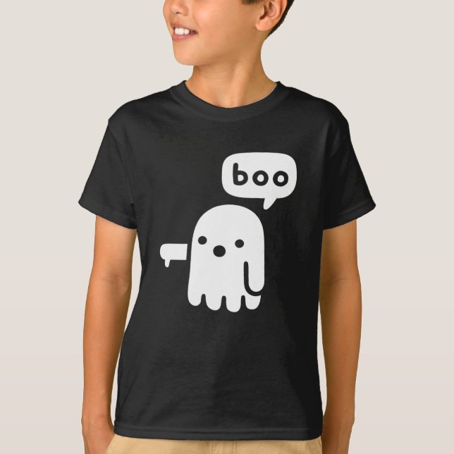 Fun Chunky Ghost Of Disapproval Boo Halloween  T-Shirt (Front)