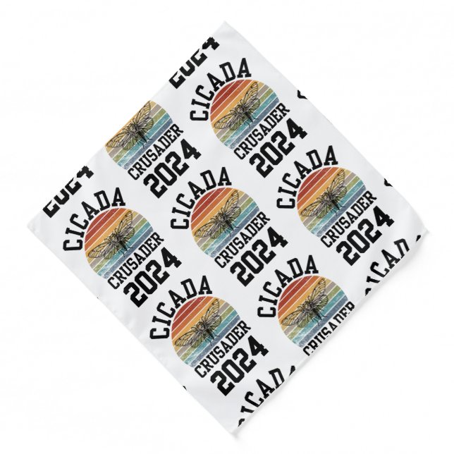 Fun CICADA CRUSADER 2024 Bandana (Front)