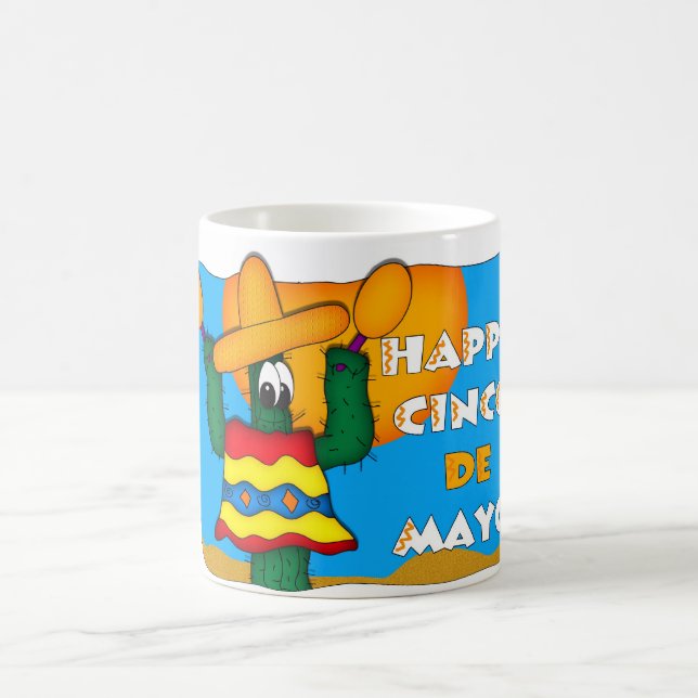 Fun - cinco de mayo - cactus mug (Center)