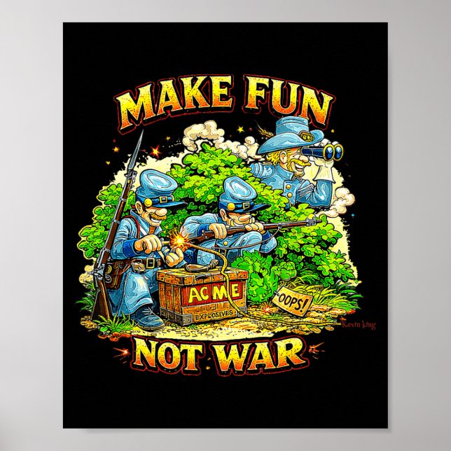 Fun Civil War Gift  Poster (Front)