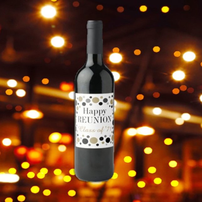 Fun! Class Reunion custom Wine Label (Creator Uploaded)