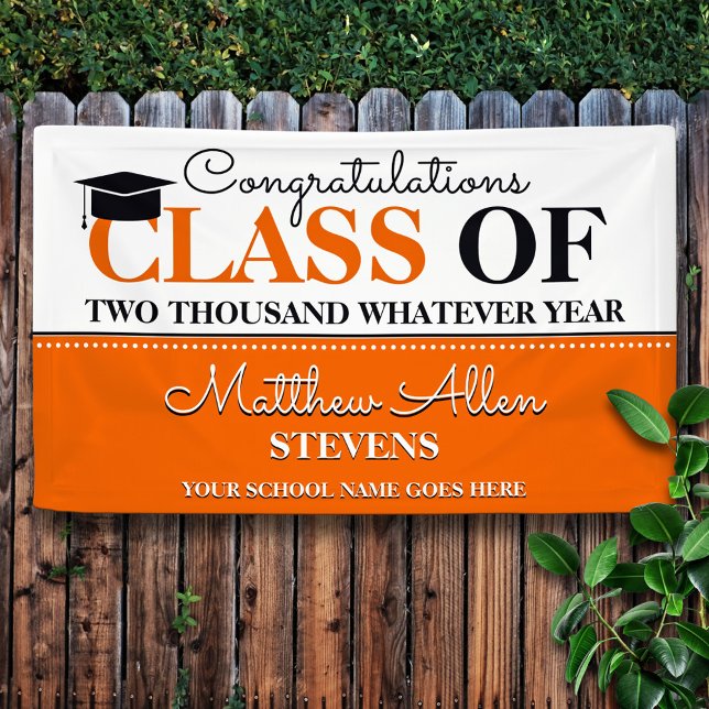 Fun Class Year Congratulations Graduate Banner (Creator Uploaded)