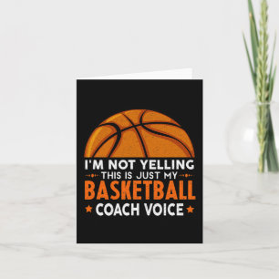 Fun Coach  Basketball Lover Card