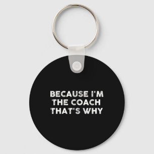 Fun Coach Sports Football Basketball Soccer Hockey Keychain