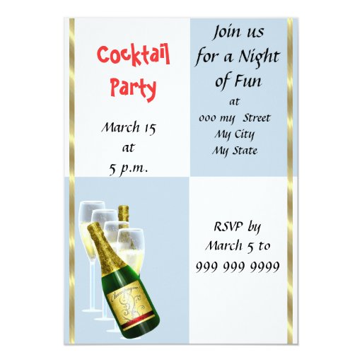 Funny Cocktail Invitations 1