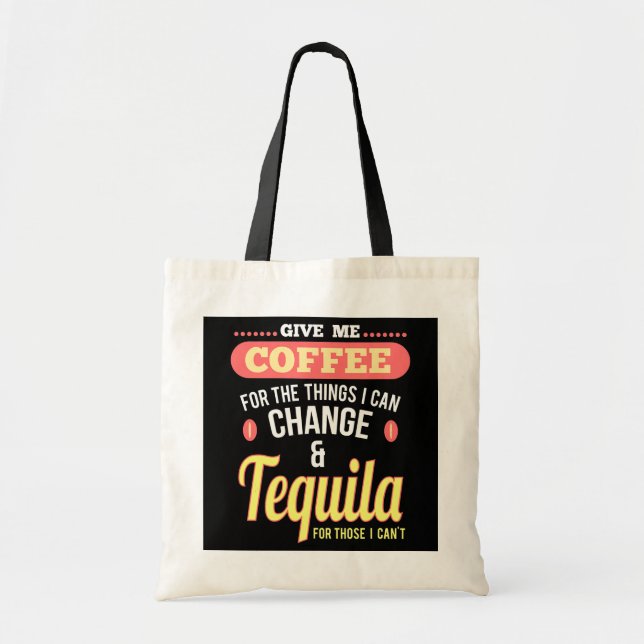 Fun Coffee and Tequila Shots Margarita Drinks  Tote Bag (Front)