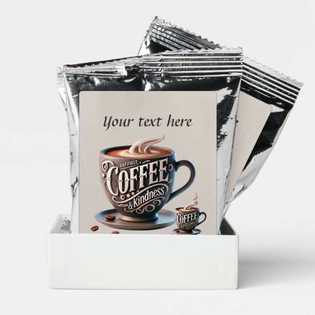 Fun coffee lovers customizable  drink mix (Pair)