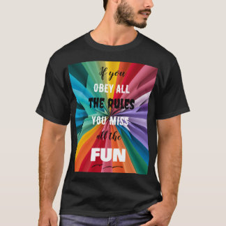 Fun Color black t-shirt