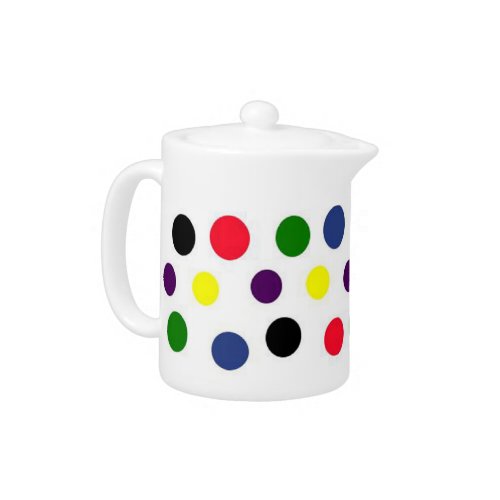 Fun Color Dots Teapot
