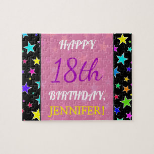Fun, Colorful, 18th Birthday Puzzle