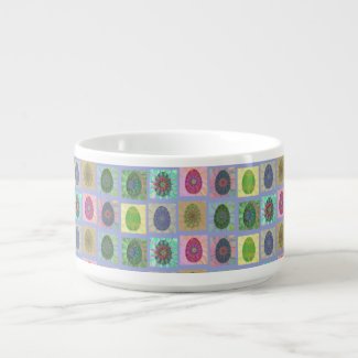 Fun, Colorful Abstract Art Easter Eggs Pattern