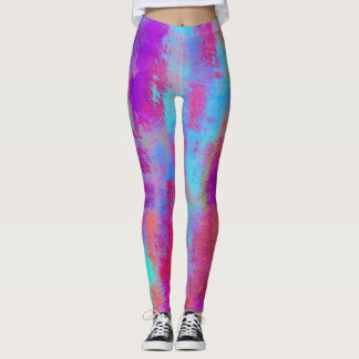 Fun Colorful Abstract Dots Leggings