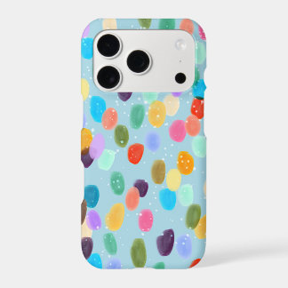Fun Colorful Abstract Polka Dot iPhone 17 Pro Case