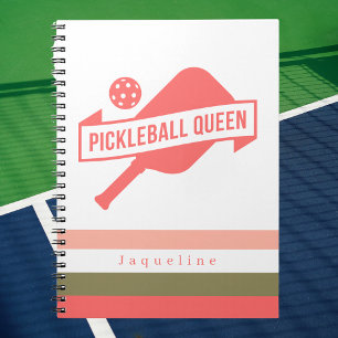 Fun Colorful and Stylish Pickleball Notebook