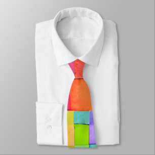 Fun Colorful Art Teacher Artist Painter Mod Cool Neck Tie