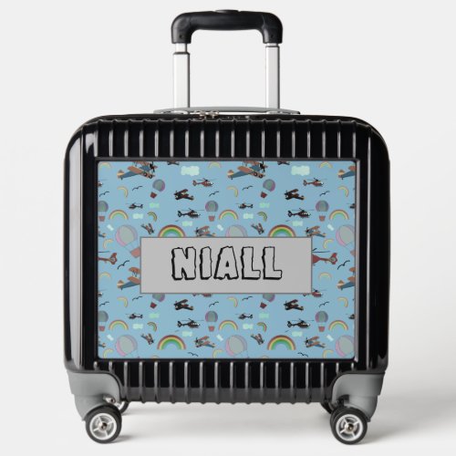 Fun Colorful Aviation Personalized Luggage