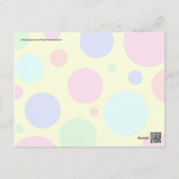 Trendy Minnie, Red Polka Dot Bow Postcard, Zazzle