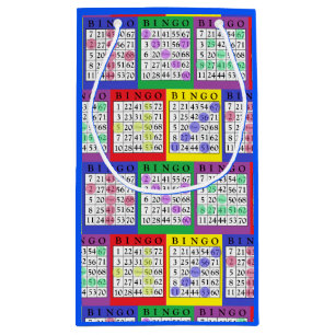 Fun Colorful BINGO Cards Gift Bag