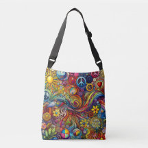Fun Colorful Boho Cross Body Bag
