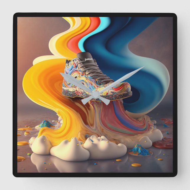 Fun Colorful Candy Clock  (Front)