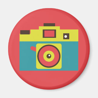 Fun Colorful CMYK Lomo Camera Photographer Magnet