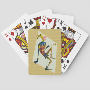 Fun Colorful Dancing Joker  Poker Cards