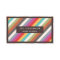 Fun Colorful Diagonal Stripes Pattern