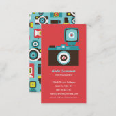 Fun Colorful Diana Lomo Camera Photographer Business Card (Front/Back)
