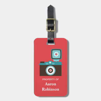 Fun Colorful Diana Lomo Camera Photographer Luggage Tag