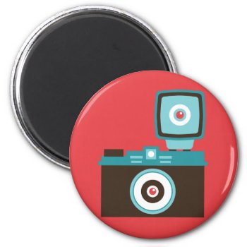 Fun Colorful Diana Lomo Camera Photographer Magnet by funkypatterns at Zazzle