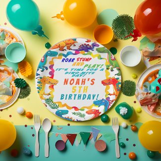 Fun Colorful Dinosaur Themed Dino-Mite 