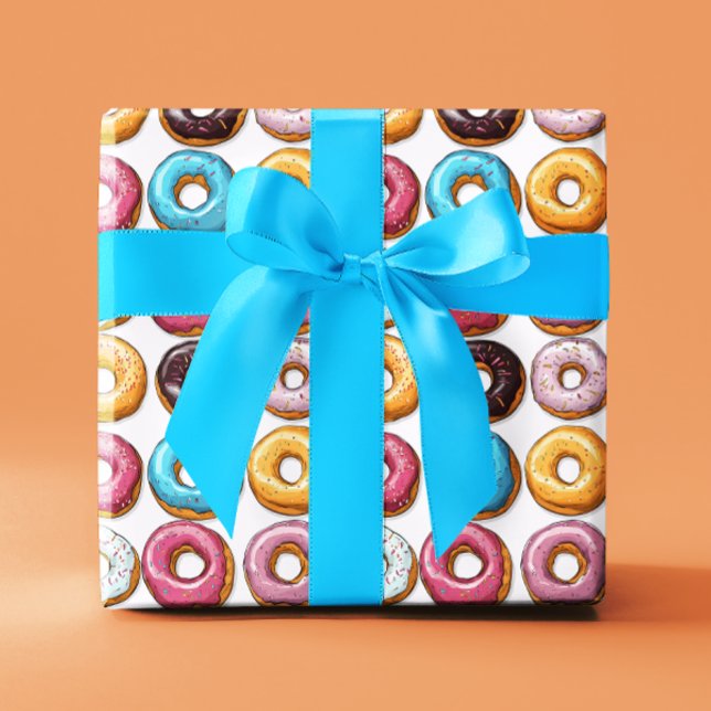 Fun Colorful Donuts Wrapping Paper (Creator Uploaded)