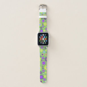 Fun Colorful Flowers Apple Watch Band