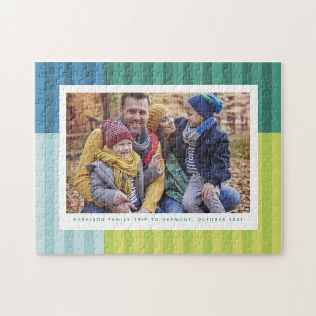 Fun colorful frame one photo horizontal jigsaw puzzle (Horizontal)
