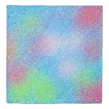 Fun Colorful Glitter Design Duvet Cover by HappyGabby at Zazzle