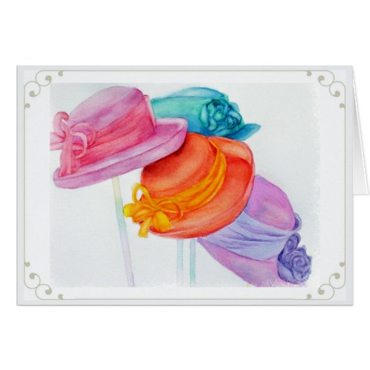 FUN COLORFUL HATS THANK YOU (Front Horizontal)