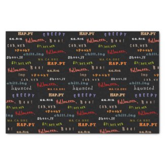 Fun & Colorful Holiday Typography Halloween Spirit