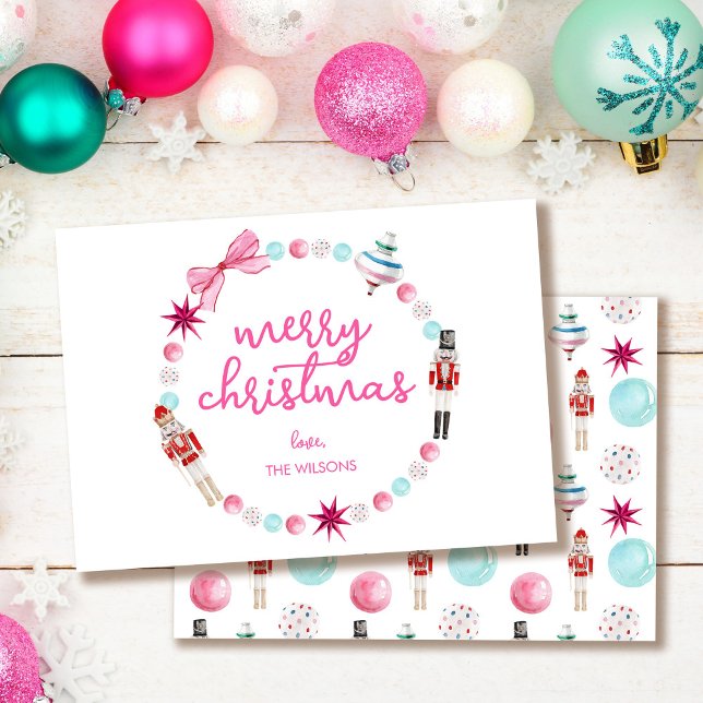 Fun Colorful Nutcracker Christmas Holiday Card (Creator Uploaded)