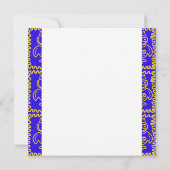 Fun Colorful Owls Blue Yellow ZigZag Pattern (Back)