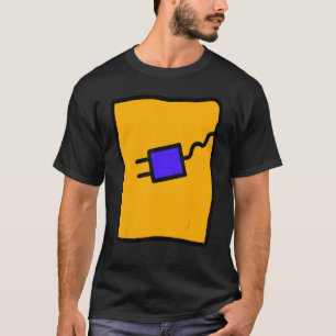 Fun Colorful Plug  Front And Back  Items T-Shirt