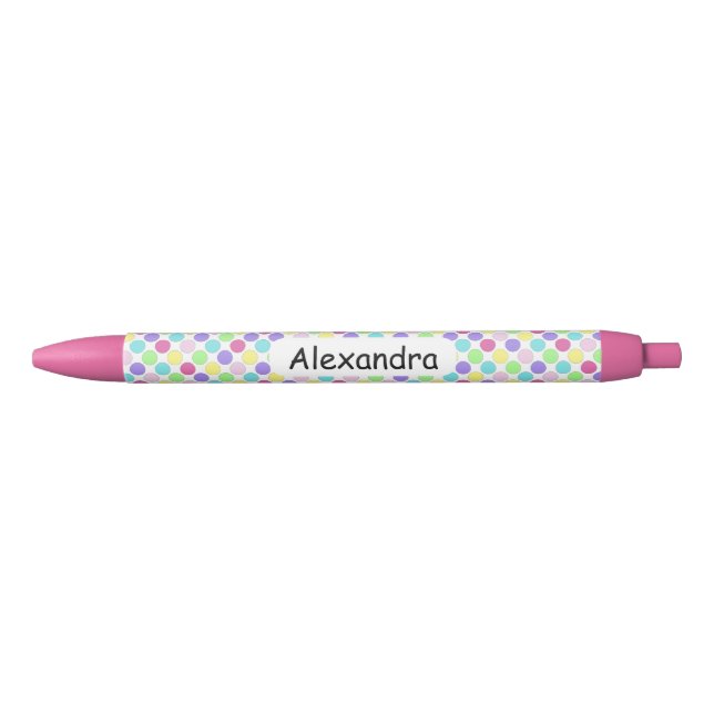 Fun Colorful Polka Dots Pen (Front)