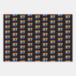 [ Thumbnail: Fun, Colorful, Rainbow Spectrum Pattern 27 Event # Wrapping Paper Sheets ]