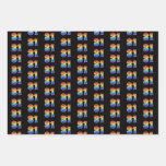 [ Thumbnail: Fun, Colorful, Rainbow Spectrum Pattern 31 Event # Wrapping Paper Sheets ]