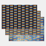 [ Thumbnail: Fun, Colorful, Rainbow Spectrum Pattern 36 Event # Wrapping Paper Sheets ]