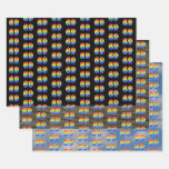[ Thumbnail: Fun, Colorful, Rainbow Spectrum Pattern 69 Event # Wrapping Paper Sheets ]